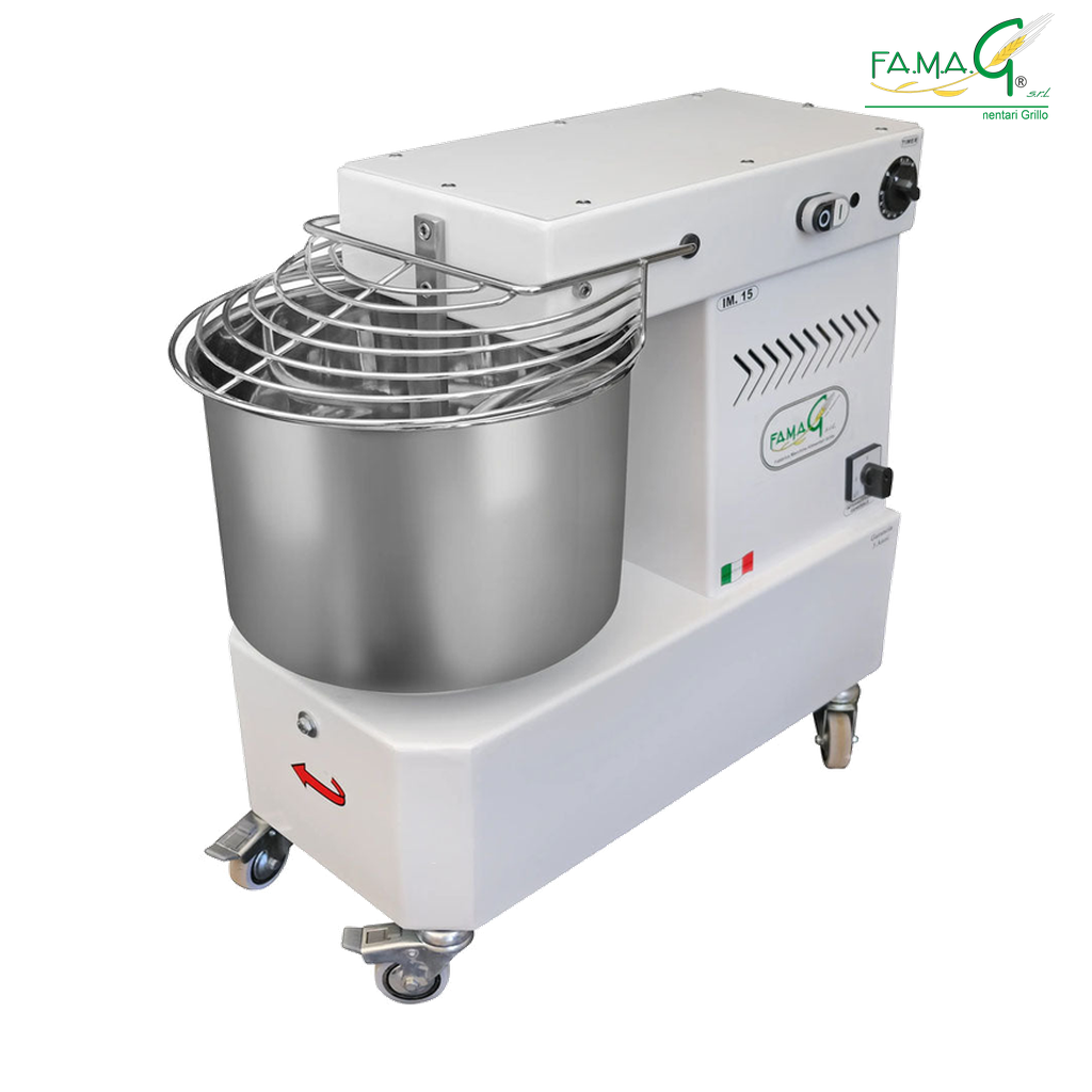 Famag IM15 Single Speed Spiral Dough Mixer