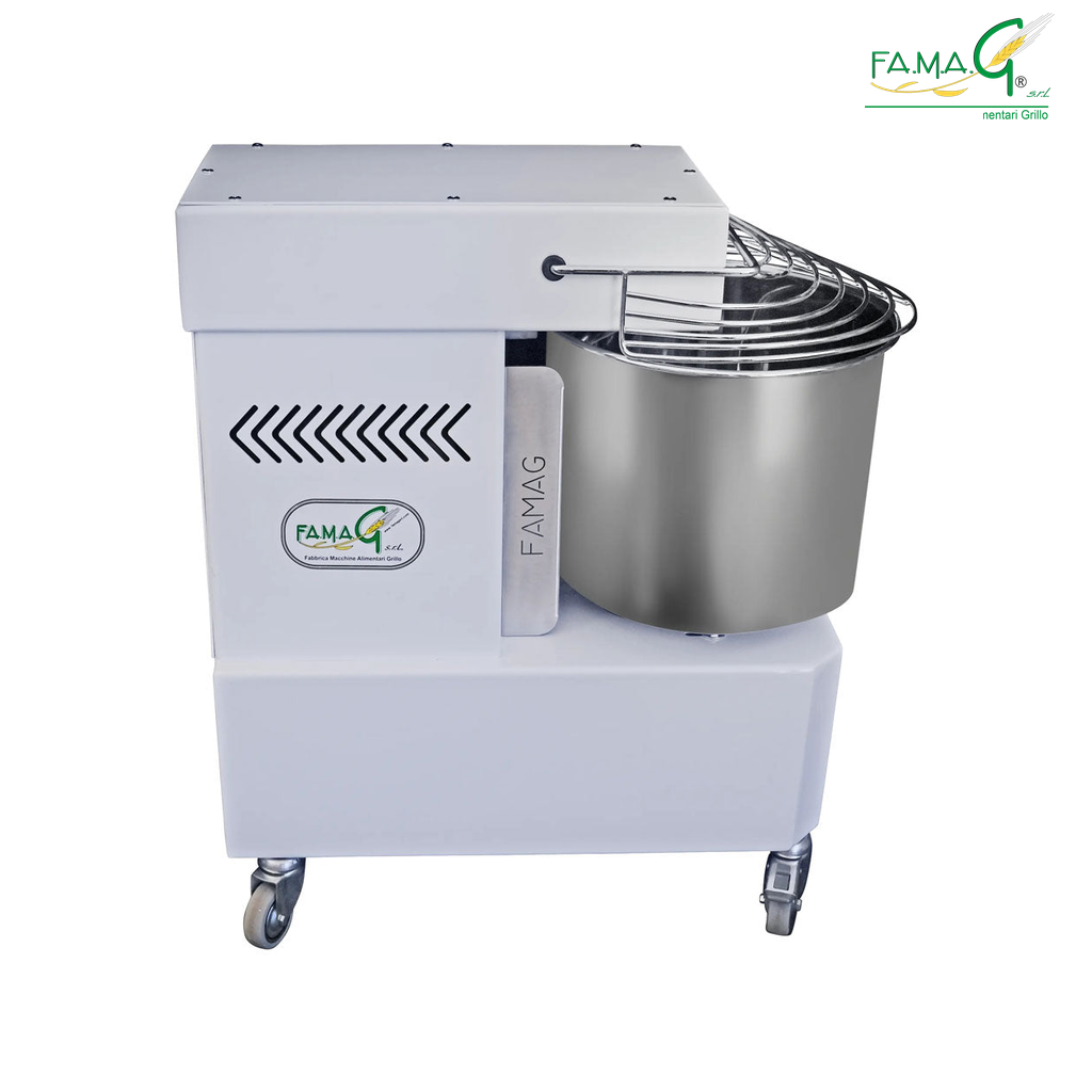 Famag IM15 Single Speed Spiral Dough Mixer - control detail