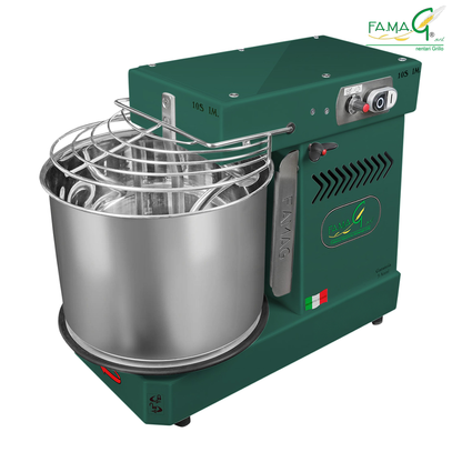 Famag IM10-S 10-Speed Removable Bowl Spiral Dough Mixer - Emerald