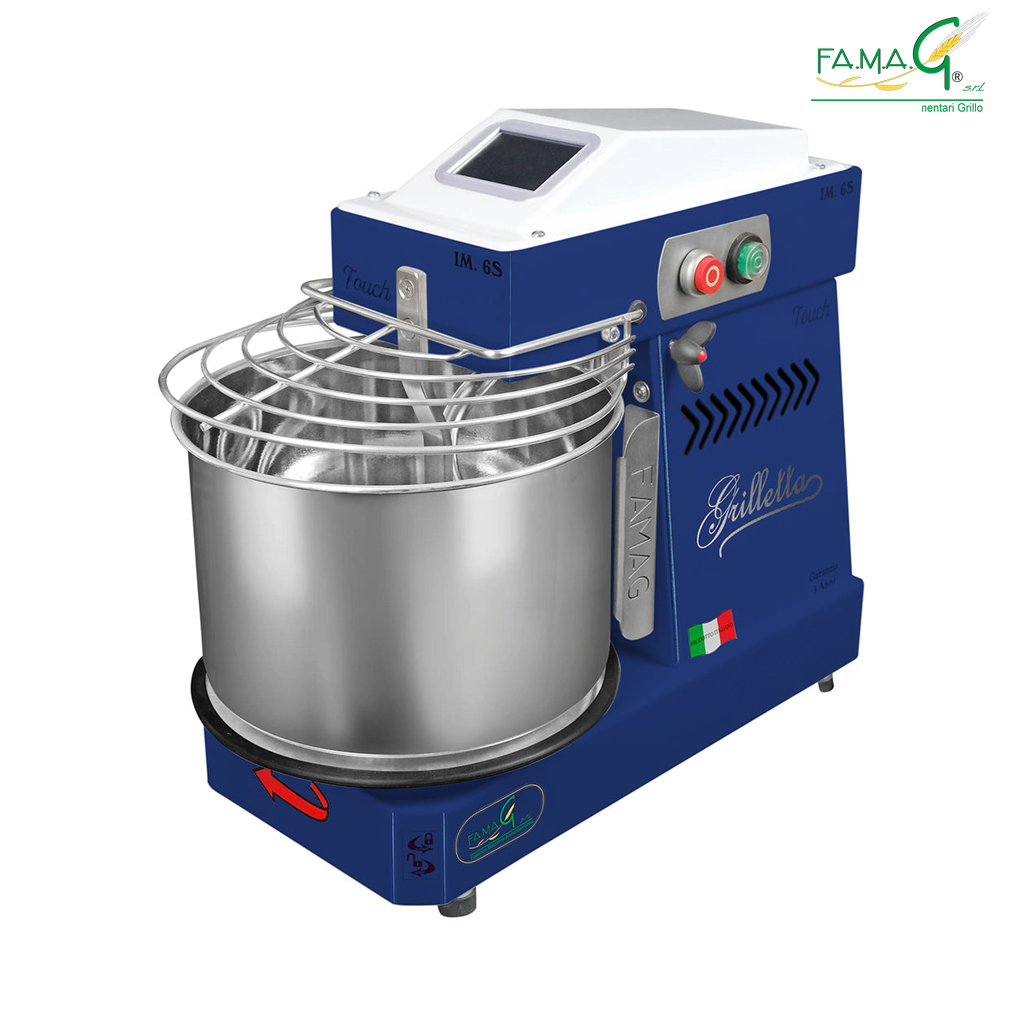 Famag IM6-S High Hydration Touch Removable Bowl Spiral Dough Mixer - Marina