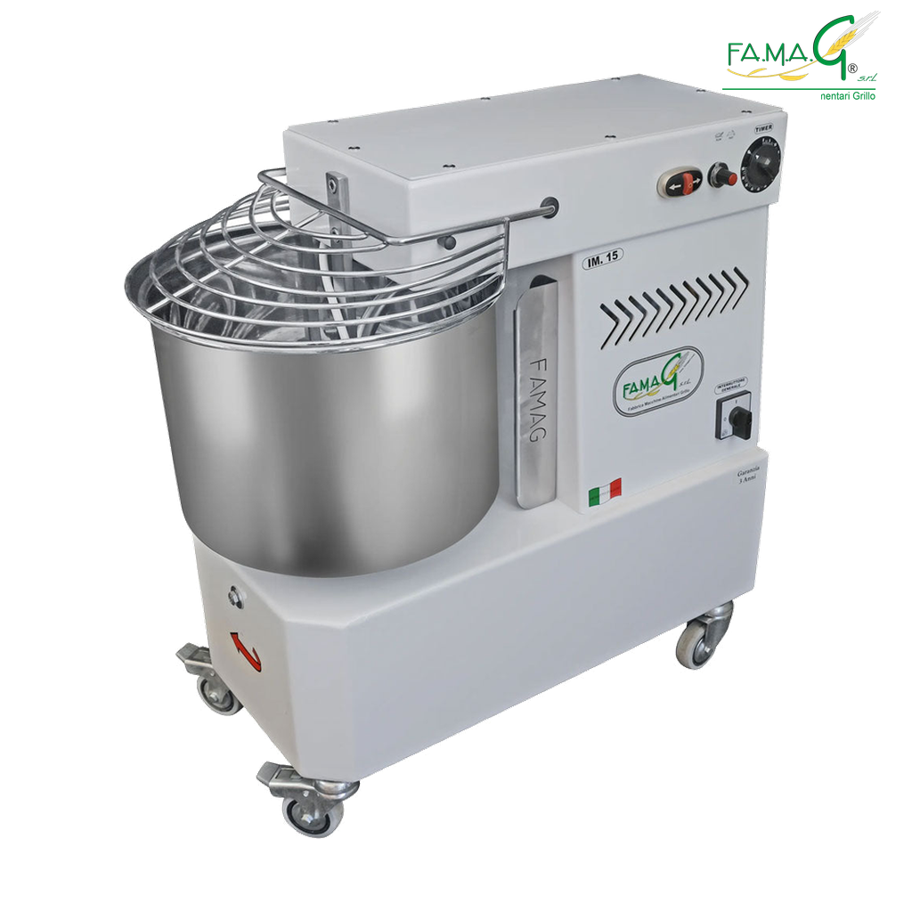 Famag IM15 10-Speed High Hydration Spiral Dough Mixer