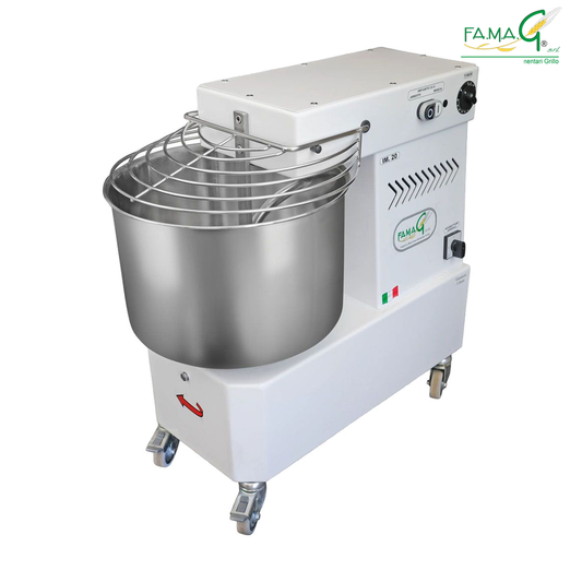 Famag IM20 Single Speed Spiral Dough Mixer