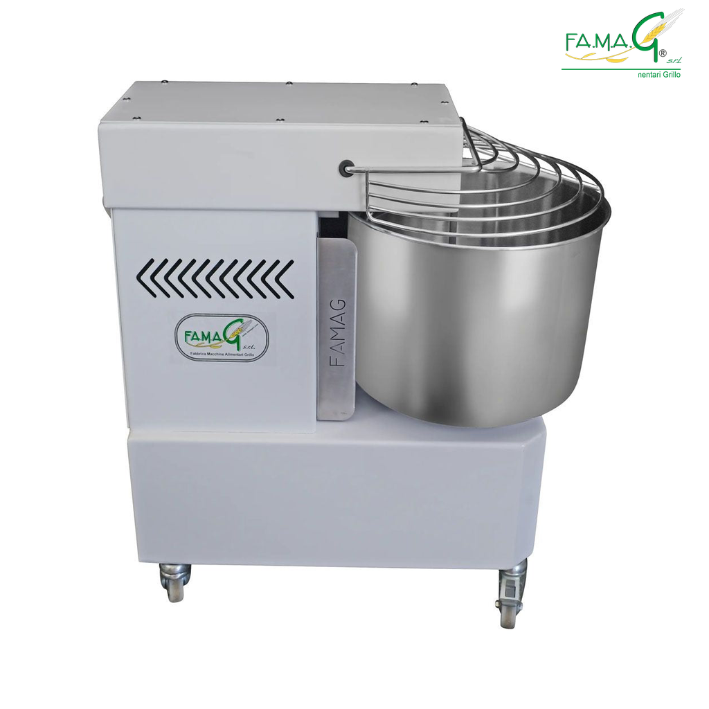 Famag IM20 Single Speed Spiral Dough Mixer - control detail