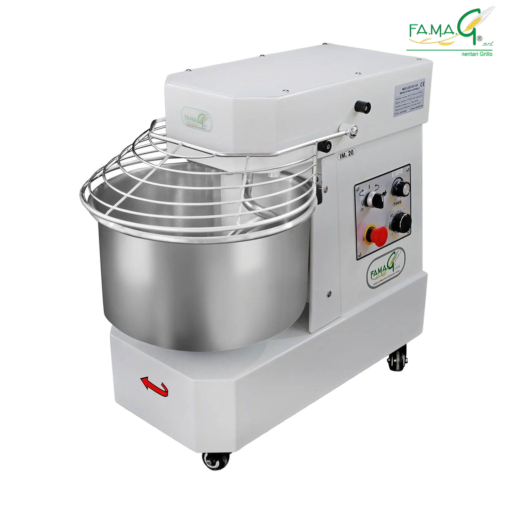 Famag IM20 10-Speed High Hydration Spiral Dough Mixer