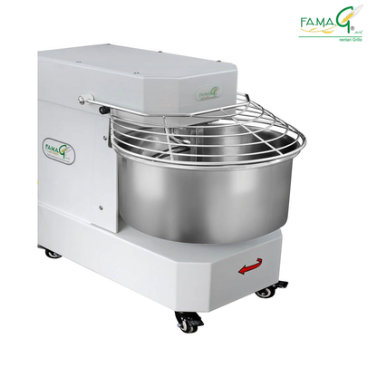 Famag IM20 10-Speed High Hydration Spiral Dough Mixer - bowl detail