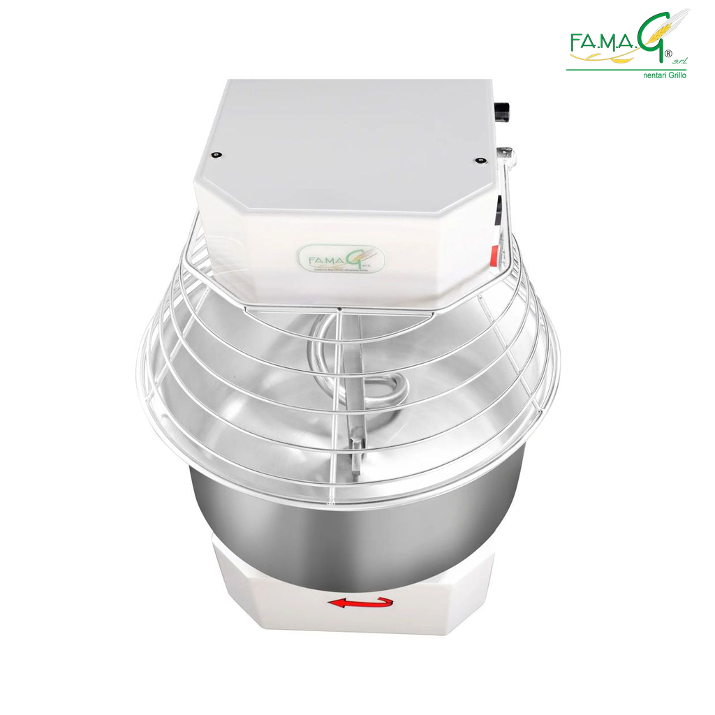 Famag IM20 10-Speed High Hydration Spiral Dough Mixer - detail