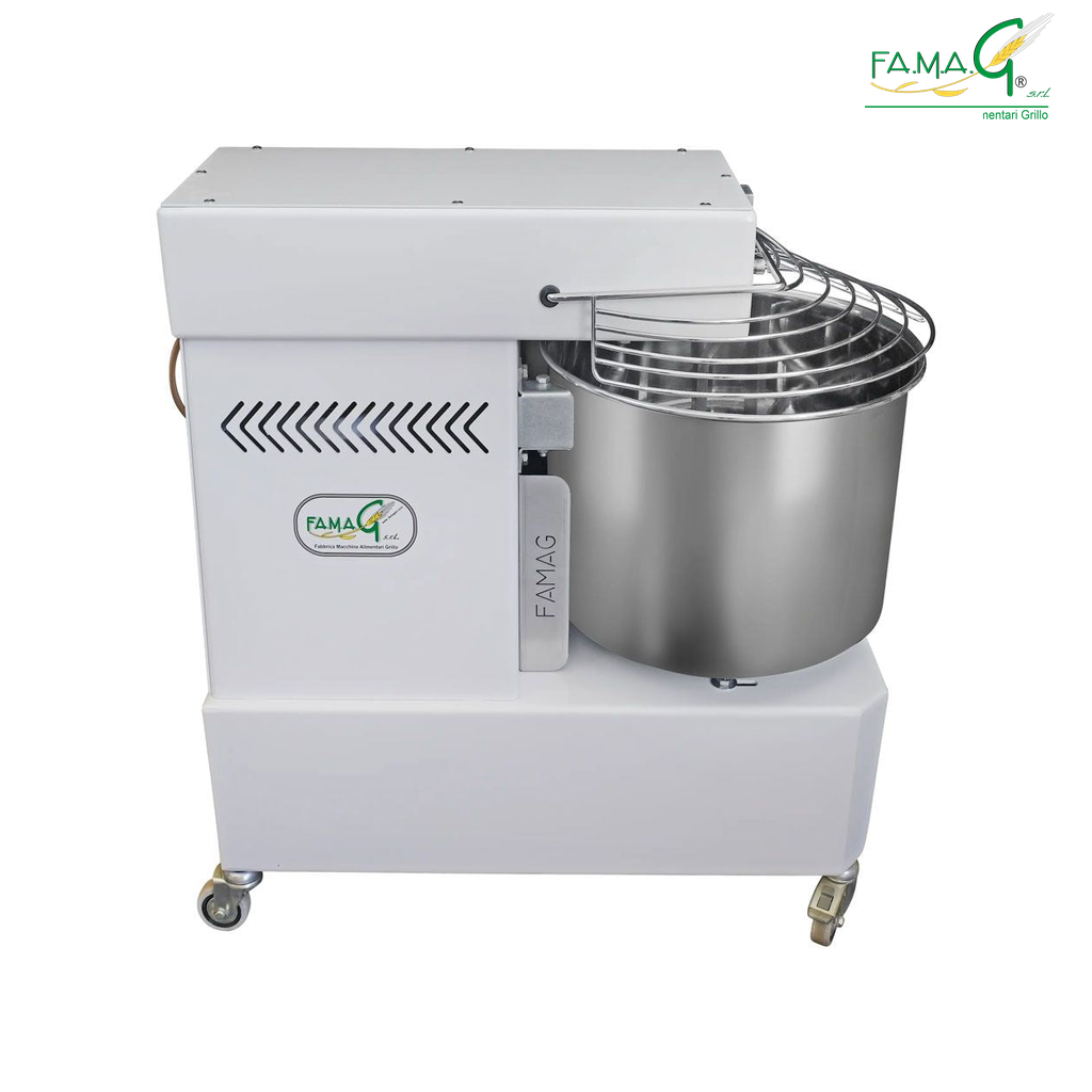Famag IM30 Single Speed Spiral Dough Mixer - control detail