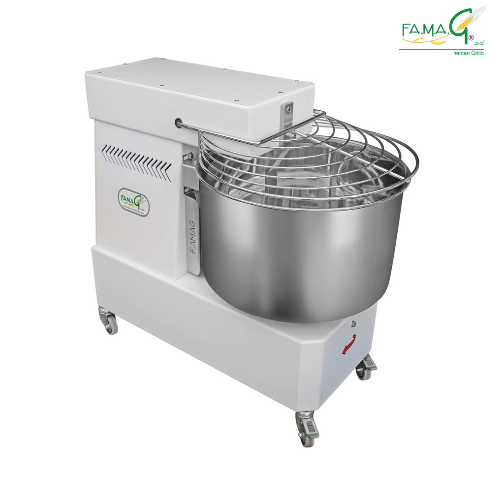 Famag IM50 Single Speed Spiral Dough Mixer - control detail