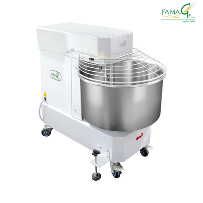 Famag IM50 10-Speed High Hydration Spiral Dough Mixer - bowl detail