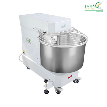 Famag IM60 10-Speed High Hydration Spiral Dough Mixer - bowl detail