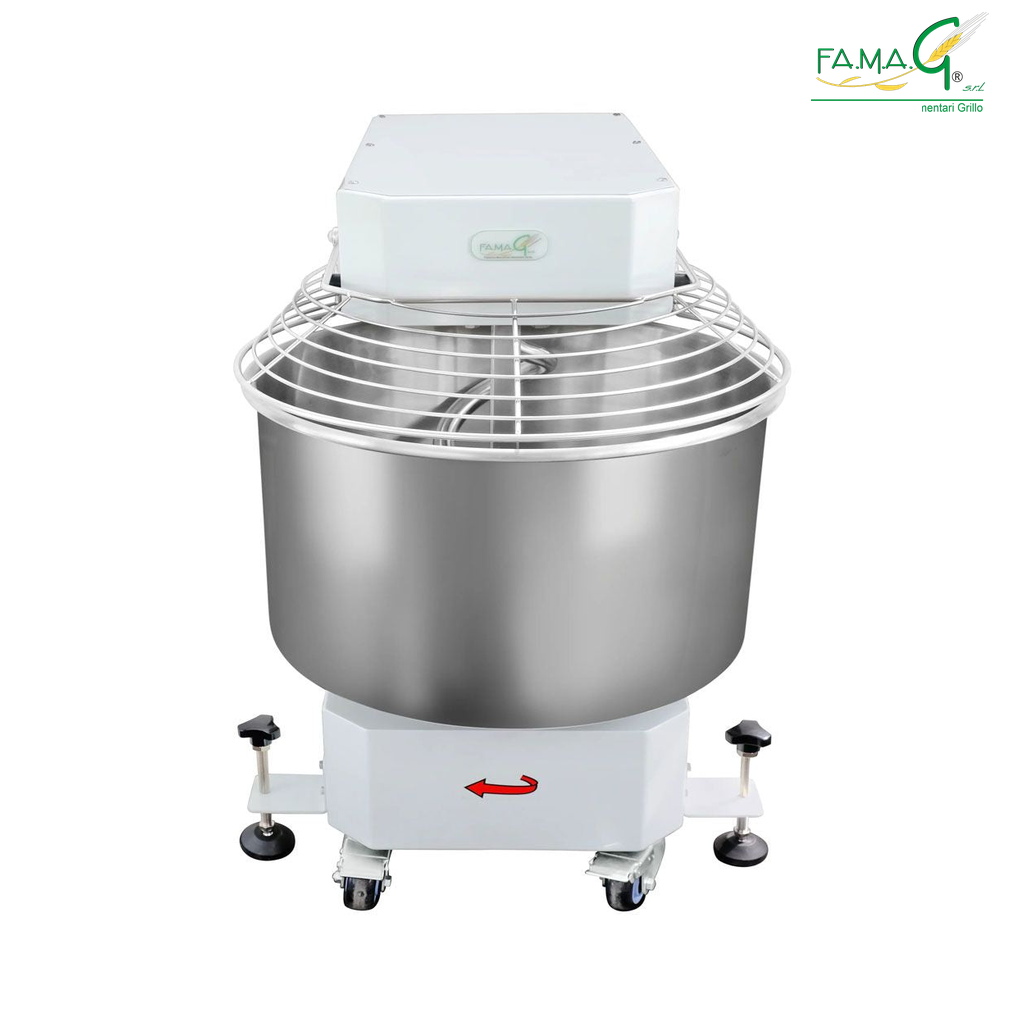 Famag IM60 10-Speed High Hydration Spiral Dough Mixer - detail
