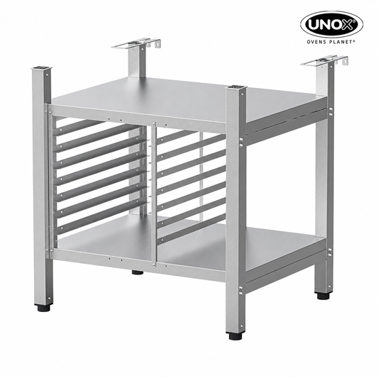 Unox The multifunctional support ideal for storing trays safely and place your oven at the perfect height to work. XWARC-07EF-UH.