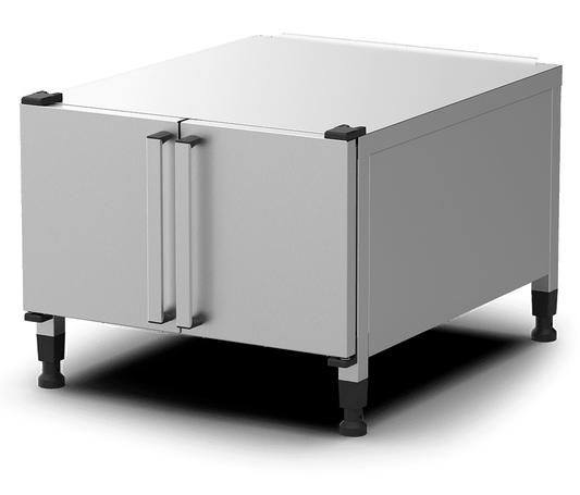 Unox Equipped with a tray-holding compartment and free space for the storage of material. XWDEA-0621-H.