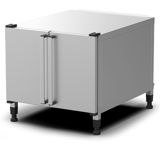 Unox Equipped with a tray-holding compartment and free space for the storage of material. XWDEA-1021-U.