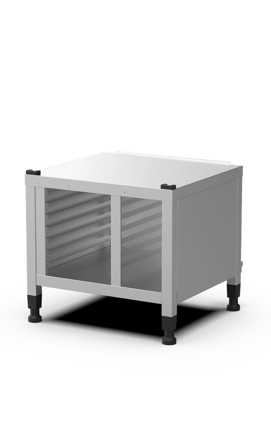 Unox The multifunctional support ideal for storing trays safely and place your oven at the perfect height to work. Equipped with side covers. XWDMA-0611-H.