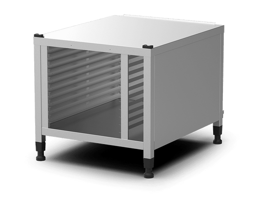Unox The multifunctional support ideal for storing trays safely and place your oven at the perfect height to work. Equipped with side covers. XWDMA-1021-U.