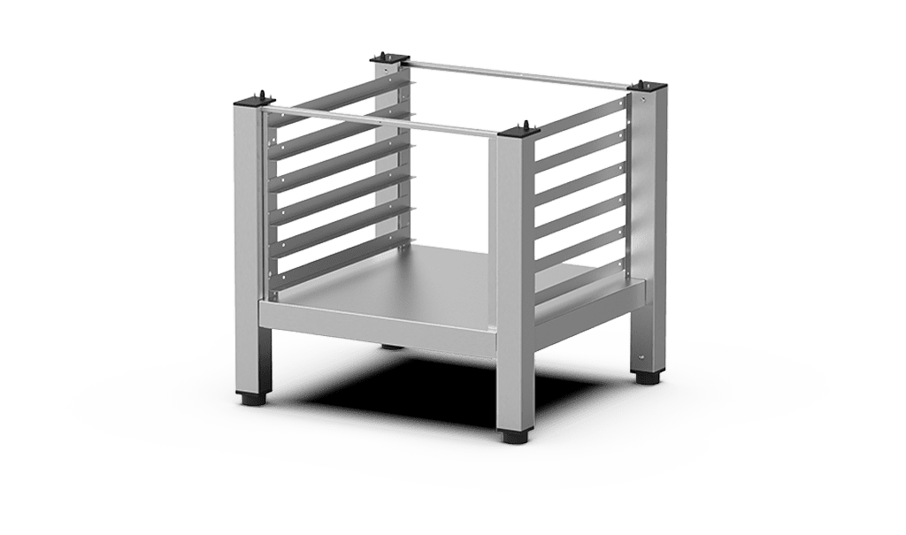 Unox Support for placing the oven at the perfect height for working or for stacking the ovens in a column. XWKRT-06HS-M.