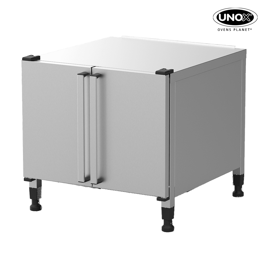 Unox Equipped with a tray-holding compartment and free space for the storage of material. XWLEA-10EF-U.