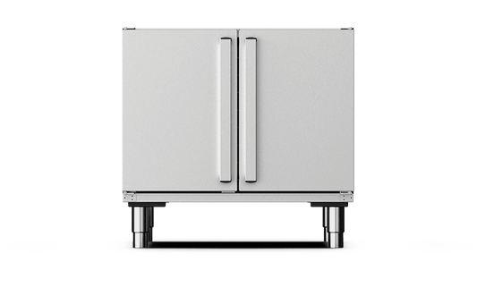 Unox Equipped with a tray-holding compartment and free space for the storage of material. XWVEC-0811.