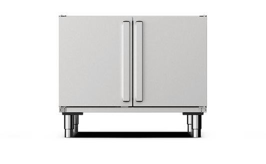 Unox Equipped with a tray-holding compartment and free space for the storage of material. XWVEC-0821.