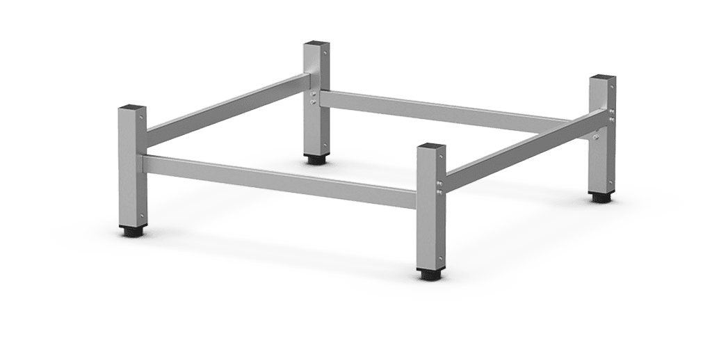 Unox Support for a column of stacked ovens. XWVRC-0021-L.