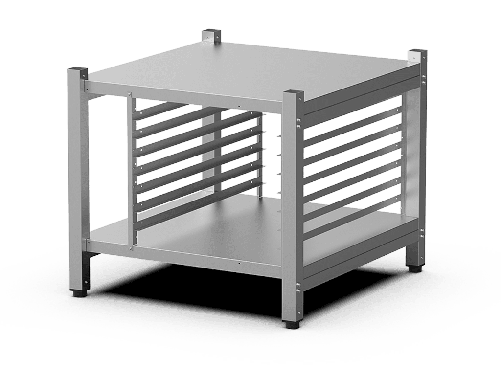 Unox The multifunctional support ideal for storing trays safely and place your oven at the perfect height to work. XWVRC-0721-H.