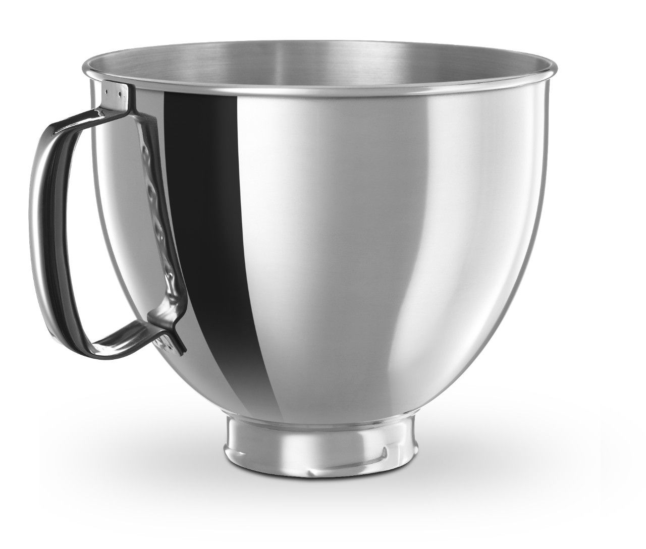 KitchenAid 5 Quart Polished Stainless Steel Bowl with Handle