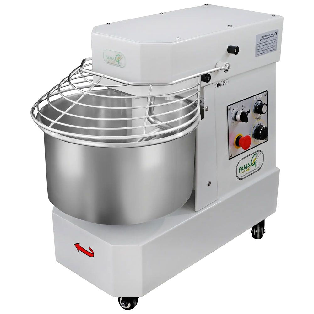 Famag IM20 10-Speed High Hydration Spiral Dough Mixer