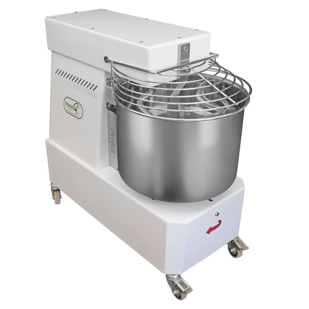 Famag IM30 Single Speed Spiral Dough Mixer - bowl detail