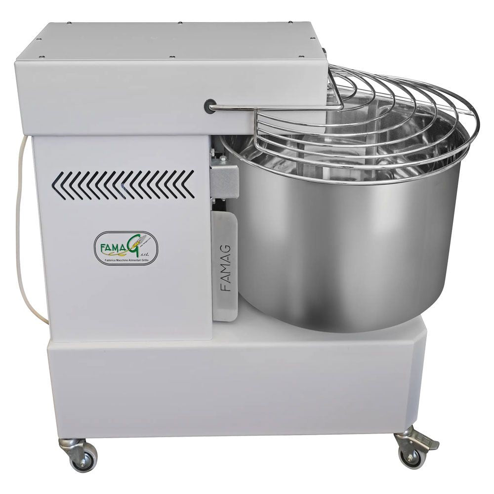Famag IM50 Single Speed Spiral Dough Mixer - bowl detail