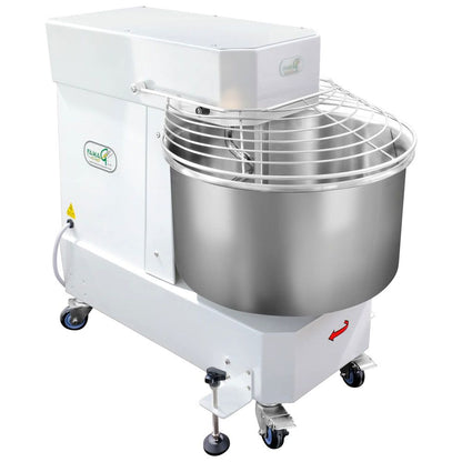 Famag IM50 10-Speed High Hydration Spiral Dough Mixer - bowl detail