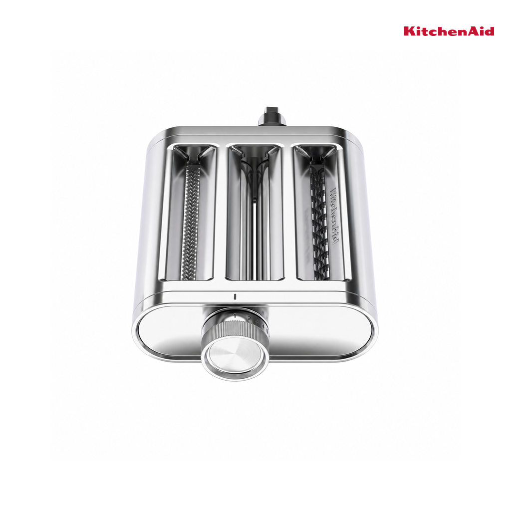 KitchenAid 3-in-1 Pasta Set, Full Metal Casing — standardized KitchenAid cover