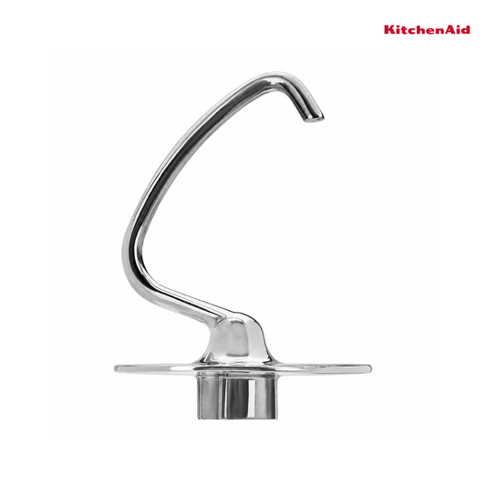 KitchenAid Stainless Steel Dough Hook for 4.5 and 5 QT Tilt-Head Stand Mixers (KSM5THDHSS) — standardized KitchenAid cover