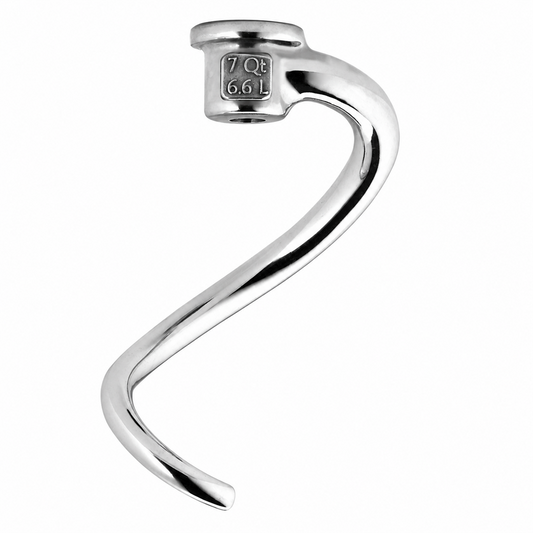 KitchenAid Stand Mixer Accessory, 7 Quart Stainless Steel Dough Hook