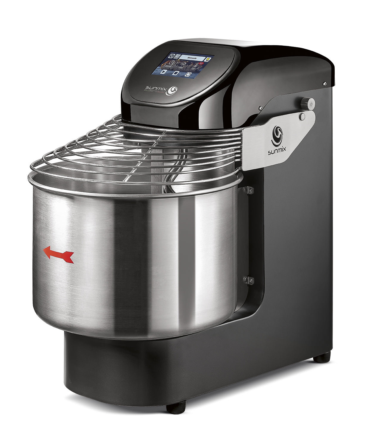 Sunmix EVO15 spiral dough mixer in Nero Profondo