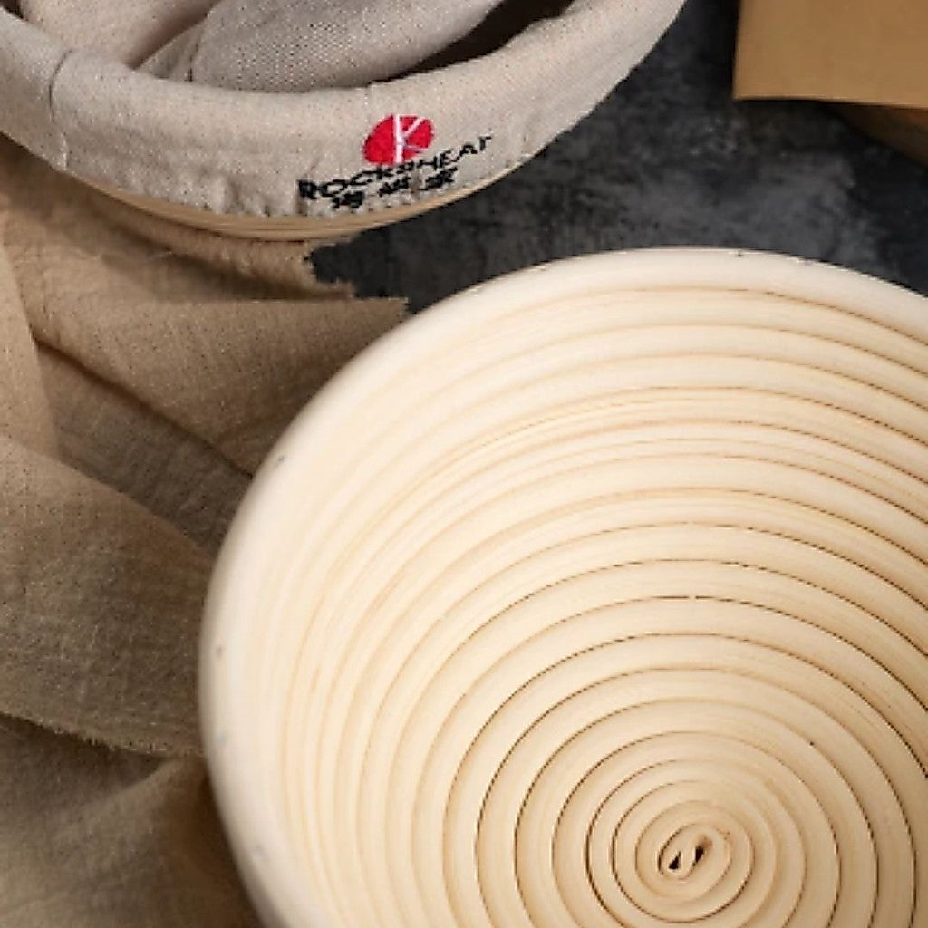 Spiral rattan pattern of the Rocksheat banneton