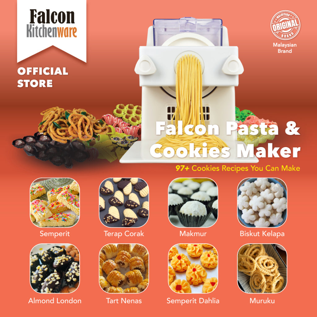 Cookies you can make with the Falcon Pasta & Cookies Maker