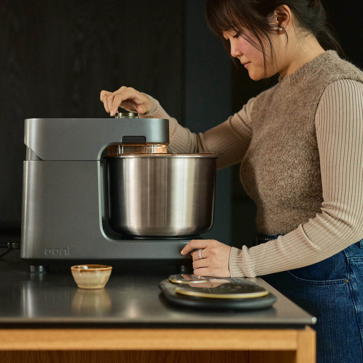 Ooni Halo Pro Spiral Dough Mixer - Charcoal Grey
