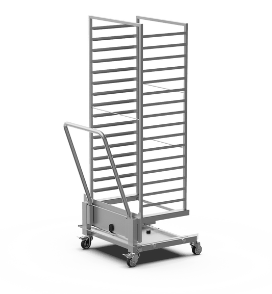 Unox Tray-holding trolley made of AISI 304 steel. XCB1001.