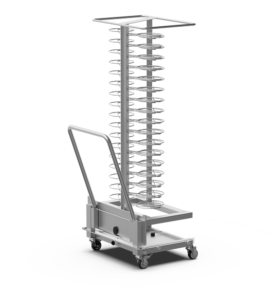 Unox AISI 304 steel trolley for regenerating dishes. XCP1001.