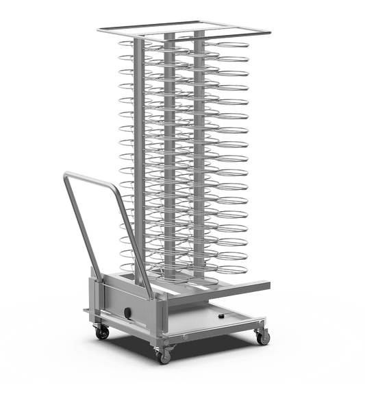 Unox AISI 304 steel trolley for regenerating dishes. XCP4001.