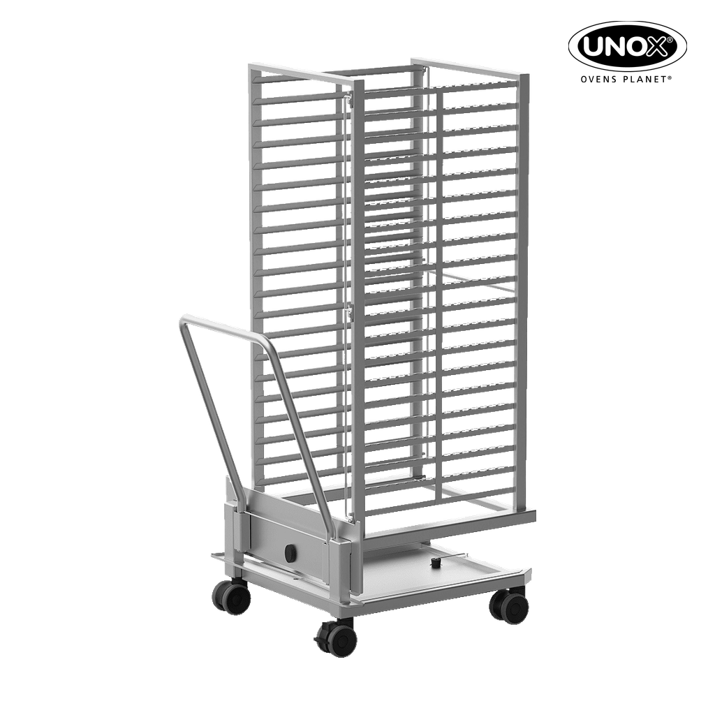 Unox Tray-holder trolley made of corrosion-resistant AISI 316L steel. XEVTL-2021.