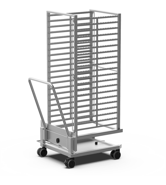 Unox Tray-holder trolley made of corrosion-resistant AISI 316L steel. XEVTL-2021.