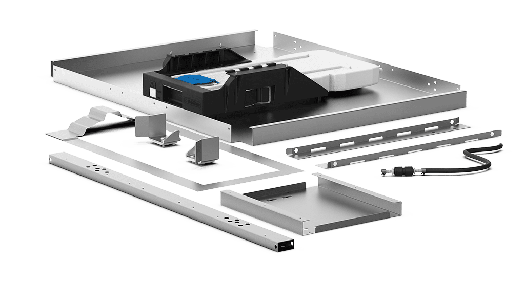 Unox It allows the secure coupling of the trolley to the high stand. XWBYC-CREU.