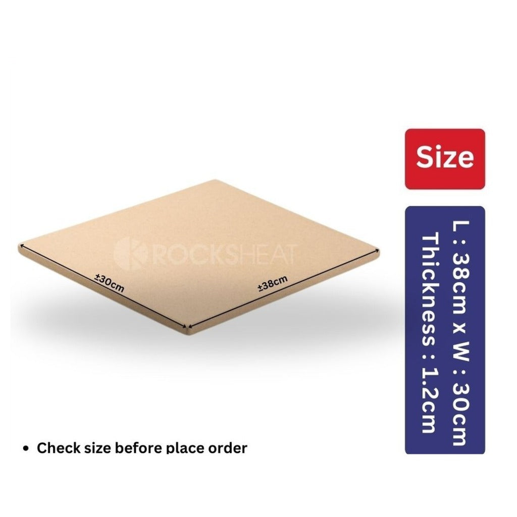 Rocksheat baking stone 38 x 30 x 1.2 cm