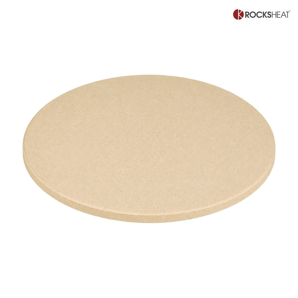 Rocksheat round baking stone  with official logo