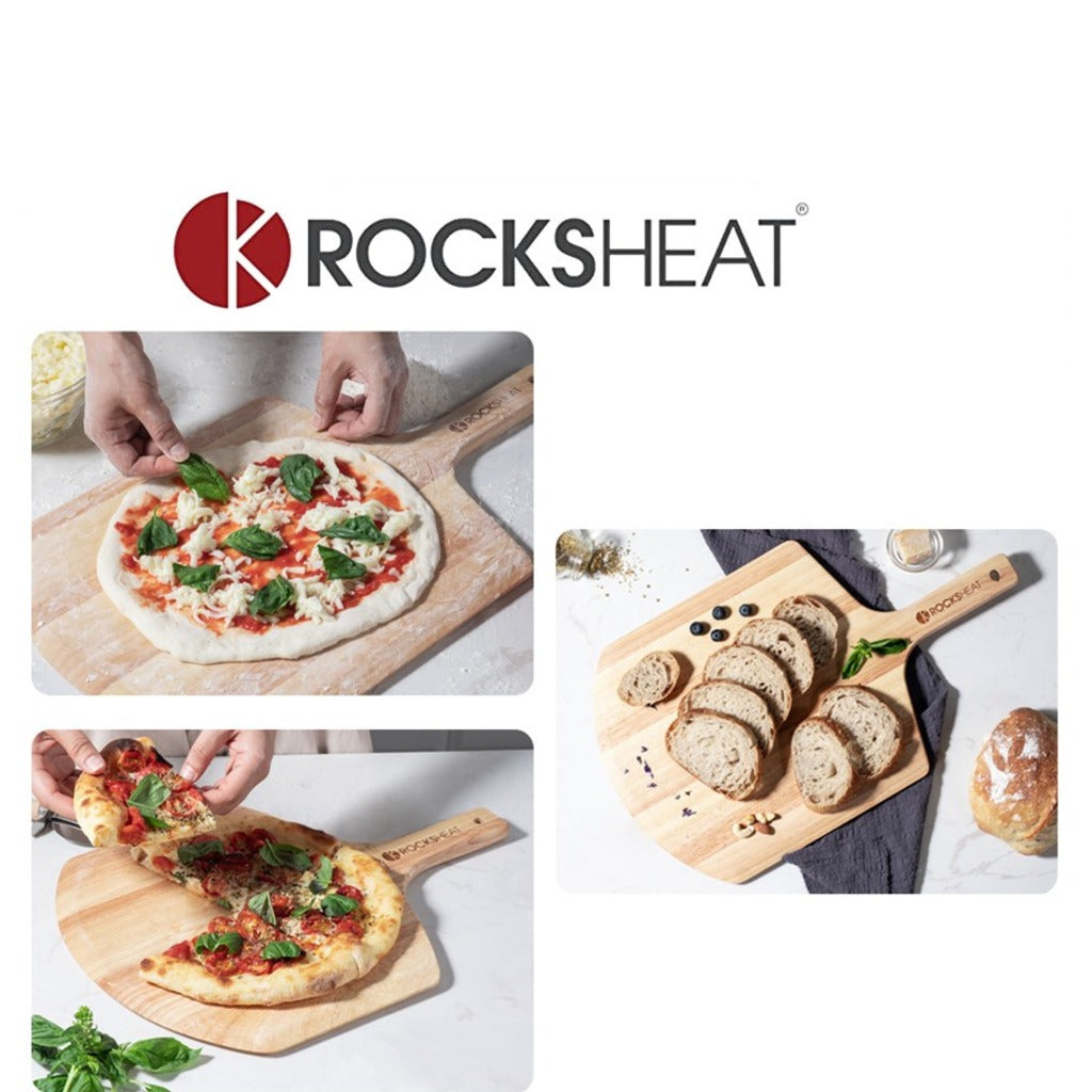 Rocksheat peel for pizza and bread