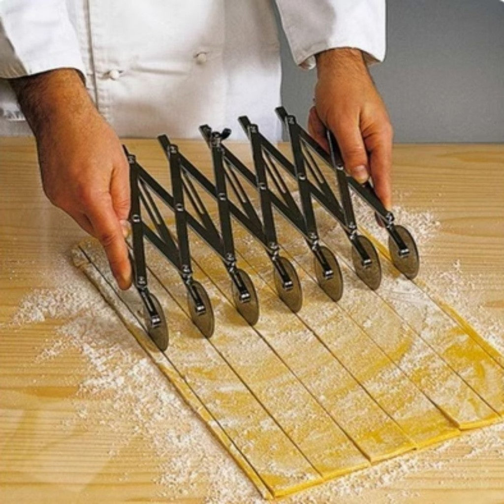 Dividing dough into equal portions