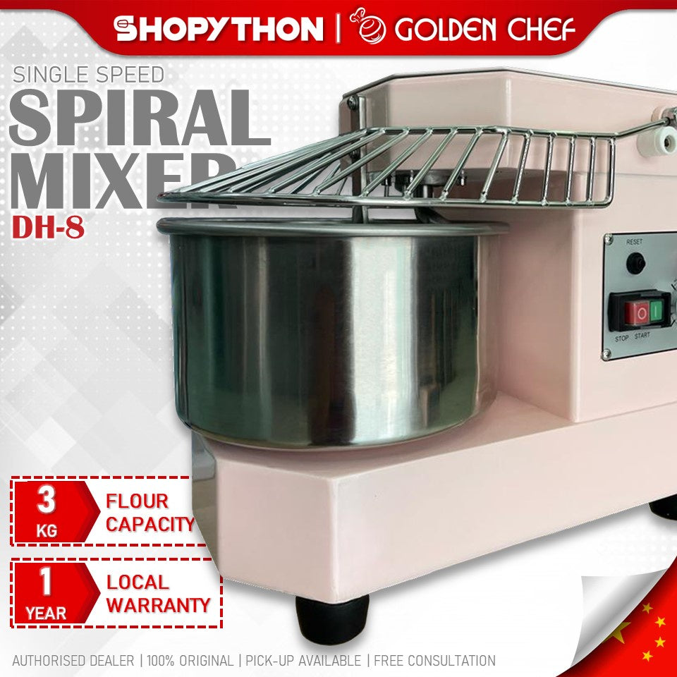 Golden Chef Spiral Mixer DH-8 - Pink