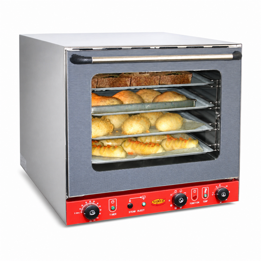 Soner SCO-4MF — Multifunction Electric Convection Oven With Steam Injection, 4 Trays